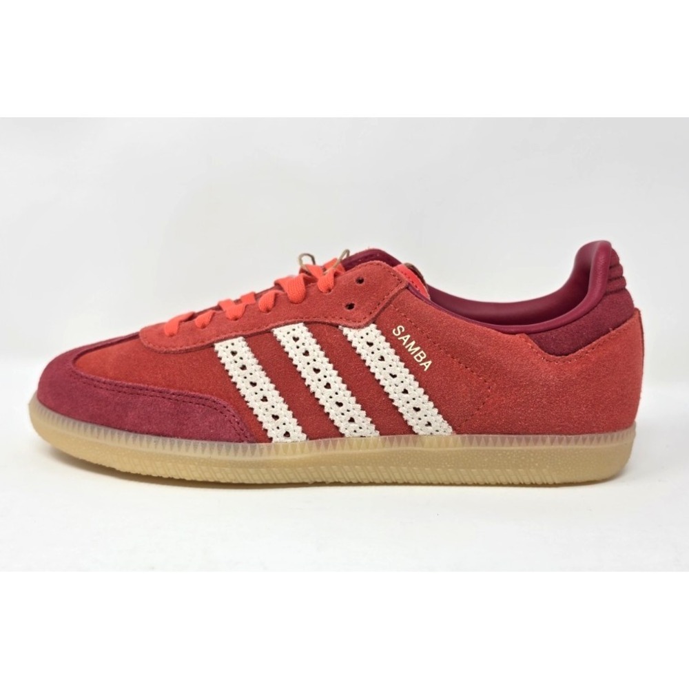 Adidas Samba OG Special Edition Valentines Day Red-JS3526-Youth 5/Women's 6 NWB - Picture 7 of 10